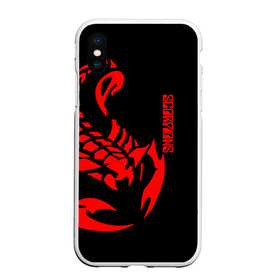 Чехол для iPhone XS Max матовый с принтом Scorpions в Кировске, Силикон | Область печати: задняя сторона чехла, без боковых панелей | scorpions | группа | скорпионс | хард | хардрок