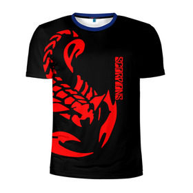 Мужская футболка 3D спортивная с принтом Scorpions в Кировске, 100% полиэстер с улучшенными характеристиками | приталенный силуэт, круглая горловина, широкие плечи, сужается к линии бедра | scorpions | группа | скорпионс | хард | хардрок