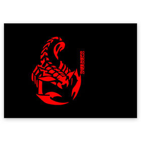 Поздравительная открытка с принтом Scorpions в Кировске, 100% бумага | плотность бумаги 280 г/м2, матовая, на обратной стороне линовка и место для марки
 | scorpions | группа | скорпионс | хард | хардрок