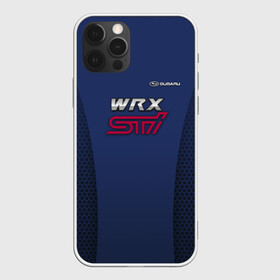 Чехол для iPhone 12 Pro Max с принтом SUBARU WRX STI в Кировске, Силикон |  | impreza | sport car | sti | subaru | wrx | авто | логотип | синяя | субарик | субару