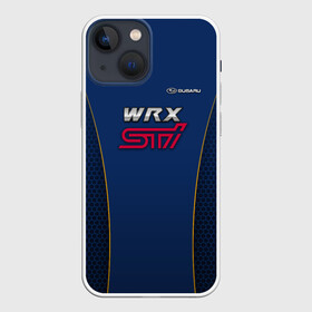 Чехол для iPhone 13 mini с принтом Субару WRX STI Pro Sport в Кировске,  |  | subaru | марка | машины | субару