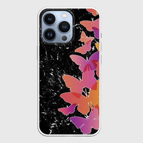 Чехол для iPhone 13 Pro с принтом БАБОЧКИ   ЭТО ЦВЕТЫ | КОТОРЫЕ СОРВАЛ ВЕТЕР в Кировске,  |  | разноцветные | яркие