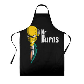 Фартук 3D с принтом Mr. Burns (Simpsons) в Кировске, 100% полиэстер | общий размер — 65 х 85 см, ширина нагрудника — 26 см, горловина — 53 см, длина завязок — 54 см, общий обхват в поясе — 173 см. Принт на завязках и на горловине наносится с двух сторон, на основной части фартука — только с внешней стороны | burns | mr | mr. burns | simpsons | мистер бернс | симпсоны