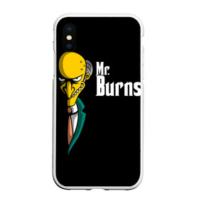 Чехол для iPhone XS Max матовый с принтом Mr Burns (Simpsons) в Кировске, Силикон | Область печати: задняя сторона чехла, без боковых панелей | burns | mr | mr. burns | simpsons | мистер бернс | симпсоны