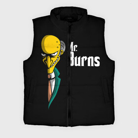 Мужской жилет утепленный 3D с принтом Mr. Burns (Simpsons) в Кировске,  |  | burns | mr | mr. burns | simpsons | мистер бернс | симпсоны