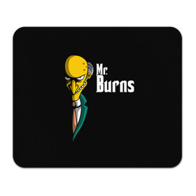 Коврик для мышки прямоугольный с принтом Mr. Burns (Simpsons) в Кировске, натуральный каучук | размер 230 х 185 мм; запечатка лицевой стороны | burns | mr | mr. burns | simpsons | мистер бернс | симпсоны