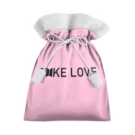 Подарочный 3D мешок с принтом FAKE LOVE_pink в Кировске, 100% полиэстер | Размер: 29*39 см | Тематика изображения на принте: bangtan boys | bts | бантаны | бтс