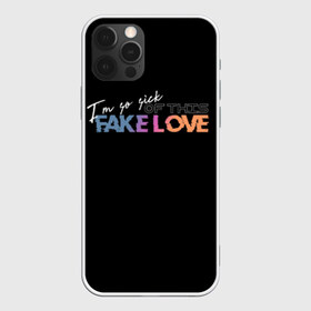 Чехол для iPhone 12 Pro Max с принтом FAKE LOVE в Кировске, Силикон |  | bangtan boys | bts | бантаны | бтс