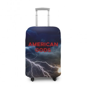 Чехол для чемодана 3D с принтом American Gods в Кировске, 86% полиэфир, 14% спандекс | двустороннее нанесение принта, прорези для ручек и колес | american gods | omg | американские боги | джиллиан андерсон | иэн макшейн | пабло шрайбер | фантастика | эмили браунинг