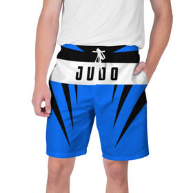 Мужские шорты 3D с принтом Judo в Кировске,  полиэстер 100% | прямой крой, два кармана без застежек по бокам. Мягкая трикотажная резинка на поясе, внутри которой широкие завязки. Длина чуть выше колен | judo | sport | дзюдо | дзюдоист | спорт