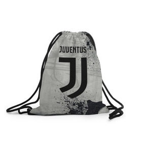 Рюкзак-мешок 3D с принтом Juventus New в Кировске, 100% полиэстер | плотность ткани — 200 г/м2, размер — 35 х 45 см; лямки — толстые шнурки, застежка на шнуровке, без карманов и подкладки | cr7 | juve | juventus | ronaldo | texture | брызги красок | герб италии | гранж | звезда | роналдо | текстура | флаг италии | ювентус