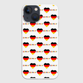 Чехол для iPhone 13 mini с принтом Love Germany в Кировске,  |  | germany | германия