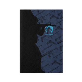 Обложка для паспорта матовая кожа с принтом TEAM LIQUID E-SPORT CS GO в Кировске, натуральная матовая кожа | размер 19,3 х 13,7 см; прозрачные пластиковые крепления | 2019 | blue | cs go | cybersport | esport | liquid | logo | pro league | team | team liquid | киберспорт | логотип | тим ликвид | фирменные цвета