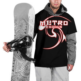 Накидка на куртку 3D с принтом Metro Exodus в Кировске, 100% полиэстер |  | 