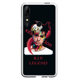 Чехол для Honor P Smart Z с принтом XXXTentacion RIP Legend 2 в Кировске, Силикон | Область печати: задняя сторона чехла, без боковых панелей | legend | r.i.p. | rap | rip | tentacion | xxxtentacion | джасей онфрой | икс | легенда | покойся с миром | рэп | тентаньсьен | тентасьён | тентасьон | экс