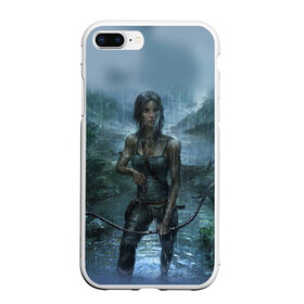 Чехол для iPhone 7Plus/8 Plus матовый с принтом Tomb Raider Лара Крофт в Кировске, Силикон | Область печати: задняя сторона чехла, без боковых панелей | adventure | lara croft | tomb rider | археолог | гробниц | крофт | лара | приключения | расхитительница