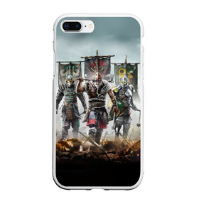 Чехол для iPhone 7Plus/8 Plus матовый с принтом For Honor в Кировске, Силикон | Область печати: задняя сторона чехла, без боковых панелей | hack | slash | викинги | за честь | история | меч | оружие | рыцарь | самурай | топор | файтинг