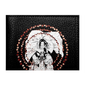 Обложка для студенческого билета с принтом Хао Асакура в Кировске, натуральная кожа | Размер: 11*8 см; Печать на всей внешней стороне | shaman king | зик | король шаманов | манга | шаман кинг