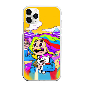 Чехол для iPhone 11 Pro матовый с принтом 69 rainbow в Кировске, Силикон |  | 6ix9ine | sixnine