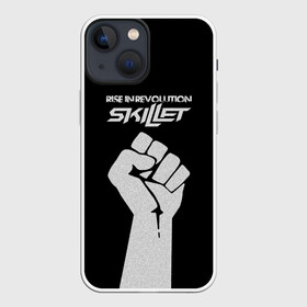 Чехол для iPhone 13 mini с принтом Rise in revolution   Skillet в Кировске,  |  | skilet | skillet | альтернативный | гранж | группа | джен леджер | джон купер | индастриал | кори купер | метал | ню | пост | рок | сет моррисон | симфоник | скилет | хард | христианский