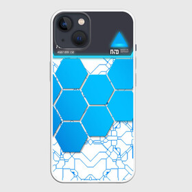 Чехол для iPhone 13 с принтом Detroit: become human RK800 в Кировске,  |  | abstraction | ai | android | color | connor | detroit become human | geometry | kara | markus | ps4 | rk 200 | rk 700 | rk 800 | rk 900 | абстракция | андроиды | геометрия | детектив | детроит:стать человеком | игра | игры | кара | коннор | конор