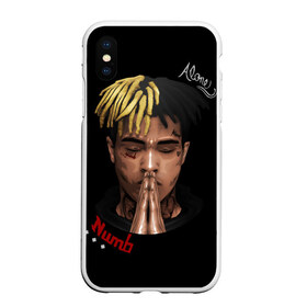 Чехол для iPhone XS Max матовый с принтом XXXtentacion (Alone 3D) в Кировске, Силикон | Область печати: задняя сторона чехла, без боковых панелей | alone | art | numb | rap | tentacion | xxxtentacion