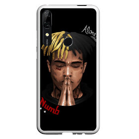 Чехол для Honor P Smart Z с принтом XXXtentacion (Alone 3D) в Кировске, Силикон | Область печати: задняя сторона чехла, без боковых панелей | alone | art | numb | rap | tentacion | xxxtentacion