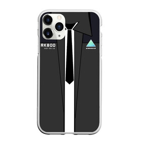 Чехол для iPhone 11 Pro Max матовый с принтом Detroit RK800 в Кировске, Силикон |  | 2038 | connor | dbh | detroit | gamer | kara | андроид | девиант | детройт | кара | квест | коннор | маркус