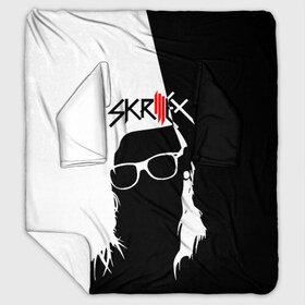 Плед с рукавами с принтом Skrillex в Кировске, 100% полиэстер | Закругленные углы, все края обработаны. Ткань не мнется и не растягивается. Размер 170*145 | john | moore | skrilex | skrillex | sonny | twipz | бростеп | джон | диджей | композитор | музыкант | мур | продюсер | скрайлекс | скрайллекс | скрилекс | скриллекс | сонни | хаус | электро