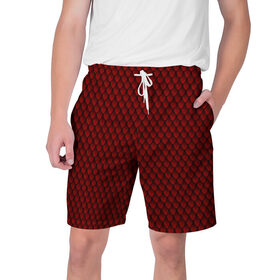 Мужские шорты 3D с принтом Красный дракон в Кировске,  полиэстер 100% | прямой крой, два кармана без застежек по бокам. Мягкая трикотажная резинка на поясе, внутри которой широкие завязки. Длина чуть выше колен | смапавпав