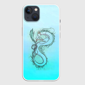 Чехол для iPhone 13 с принтом Дракон Бог Хаку в Кировске,  |  | spirited away | миядзаки | хаяо