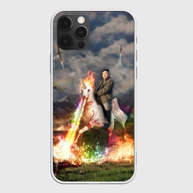 Чехол для iPhone 12 Pro Max с принтом Ким чен ын на Единороге в Кировске, Силикон |  | Тематика изображения на принте: 