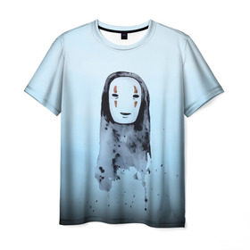 Мужская футболка 3D с принтом Унесенные призраками в Кировске, 100% полиэфир | прямой крой, круглый вырез горловины, длина до линии бедер | spirited away | миядзаки | хаяо