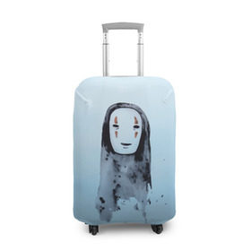 Чехол для чемодана 3D с принтом Унесенные призраками в Кировске, 86% полиэфир, 14% спандекс | двустороннее нанесение принта, прорези для ручек и колес | spirited away | миядзаки | хаяо