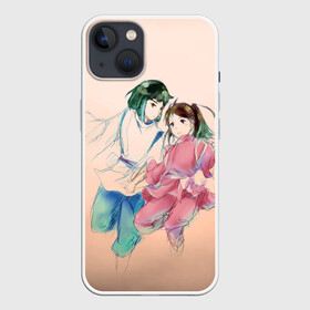 Чехол для iPhone 13 с принтом Тихиро и Хаку в Кировске,  |  | spirited away | миядзаки | хаяо