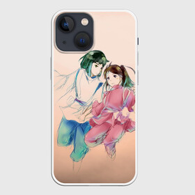 Чехол для iPhone 13 mini с принтом Тихиро и Хаку в Кировске,  |  | spirited away | миядзаки | хаяо