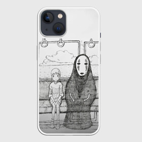 Чехол для iPhone 13 с принтом Тихиро и Каонаси в Кировске,  |  | spirited away | миядзаки | хаяо