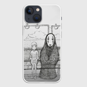 Чехол для iPhone 13 mini с принтом Тихиро и Каонаси в Кировске,  |  | spirited away | миядзаки | хаяо