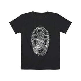 Детская футболка хлопок с принтом Безликий в Кировске, 100% хлопок | круглый вырез горловины, полуприлегающий силуэт, длина до линии бедер | spirited away | миядзаки | хаяо