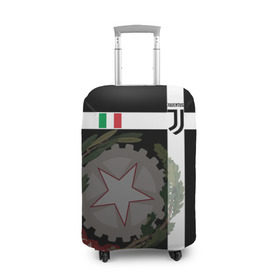 Чехол для чемодана 3D с принтом Juventus - форма в Кировске, 86% полиэфир, 14% спандекс | двустороннее нанесение принта, прорези для ручек и колес | cr7 | geometry | juve | juventus | ronaldo | texture | геометрия | герб италии | звезда | роналдо | текстура | флаг италии | ювентус