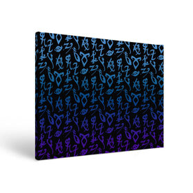 Холст прямоугольный с принтом Blue runes в Кировске, 100% ПВХ |  | freeform | shadowhunters | доминик шервуд | клэри фрэй | кэтрин макнамара | фэнтази