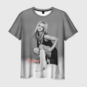 Мужская футболка 3D с принтом Britney _ в Кировске, 100% полиэфир | прямой крой, круглый вырез горловины, длина до линии бедер | baby one more time | britney spears | oops | бритни спирс