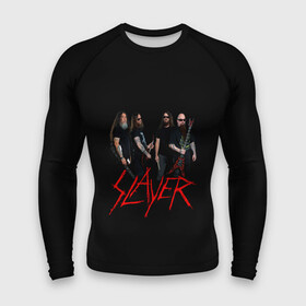 Мужской рашгард 3D с принтом Slayer в Кировске,  |  | slayer | гэри холт | керри кинг | музыка | пол бостаф | рок группа | слаер | слайер | слеар | слеер | слейр | слеяр | том арайа | хеви