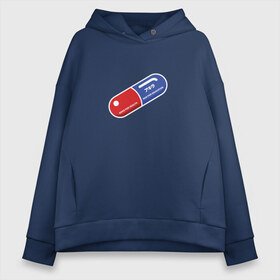 Женское худи Oversize хлопок с принтом Good for health в Кировске, френч-терри — 70% хлопок, 30% полиэстер. Мягкий теплый начес внутри —100% хлопок | боковые карманы, эластичные манжеты и нижняя кромка, капюшон на магнитной кнопке | akira | anime | good for health