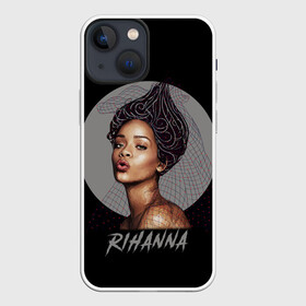 Чехол для iPhone 13 mini с принтом Rihanna в Кировске,  |  | Тематика изображения на принте: rihanna | риана | рианна