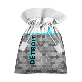 Подарочный 3D мешок с принтом Detroit: Become Human в Кировске, 100% полиэстер | Размер: 29*39 см | Тематика изображения на принте: 