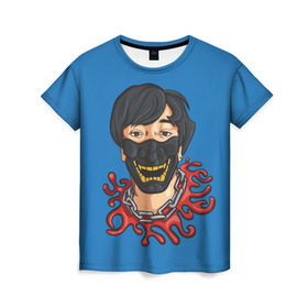 Женская футболка 3D с принтом Joji в Кировске, 100% полиэфир ( синтетическое хлопкоподобное полотно) | прямой крой, круглый вырез горловины, длина до линии бедер | 