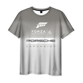 Мужская футболка 3D с принтом Forza Motorsport 6 в Кировске, 100% полиэфир | прямой крой, круглый вырез горловины, длина до линии бедер | gear | top | авангард | вип | гонки | машина | офф | порше | сиквел | сила | скорость | спин