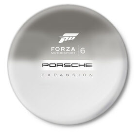 Значок с принтом Forza Motorsport 6 в Кировске,  металл | круглая форма, металлическая застежка в виде булавки | gear | top | авангард | вип | гонки | машина | офф | порше | сиквел | сила | скорость | спин