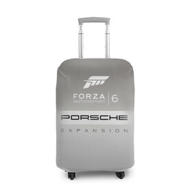 Чехол для чемодана 3D с принтом Forza Motorsport 6 в Кировске, 86% полиэфир, 14% спандекс | двустороннее нанесение принта, прорези для ручек и колес | gear | top | авангард | вип | гонки | машина | офф | порше | сиквел | сила | скорость | спин